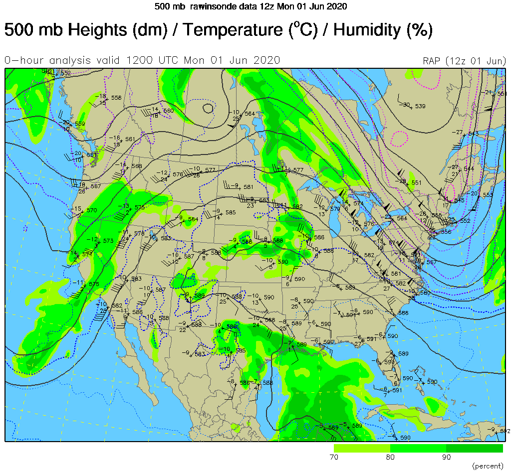 Current Upper-level map
